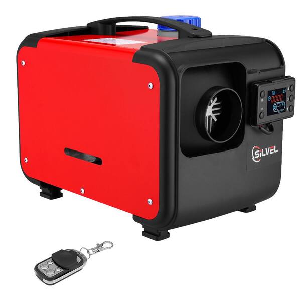 SILVEL Diesel Heater 27297 BTU Diesel Air Heater Kerosene Parking Heating  with Muffler and LED Switch for Car KF370010-01 - The Home Depot