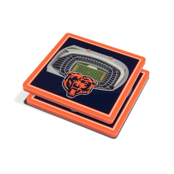 YouTheFan NFL Chicago Bears 3D StadiumViews Coasters