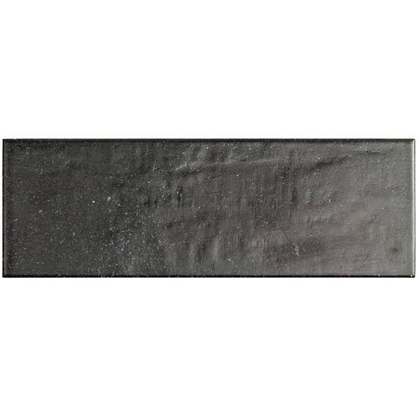 Ivy Hill Tile Piston Camp Black Rock 4 In X 12 In Matte Ceramic Subway Wall Tile 34 Piece 10 97 Sq Ft Box Ext3rd100505 The Home Depot