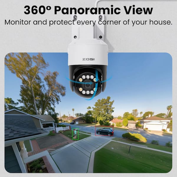 ZOSI 4K UHD 8-Channel 2TB POE NVR Security System with 4