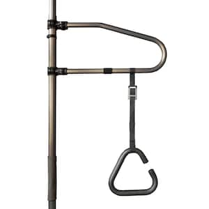 Sure Stand Security Pole 12 in. Trapeze Grab Bar Accessory in Bronze