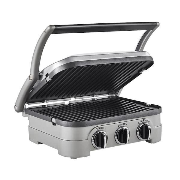 Cuisinart Griddler Gourmet 5 Functions in 1 GRID 8NPC Indoor Grill Panini  Tested