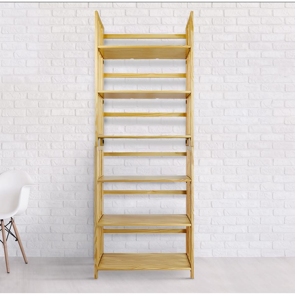 Mission Casual Natural Pine 3-Tier Stackable Bookcase