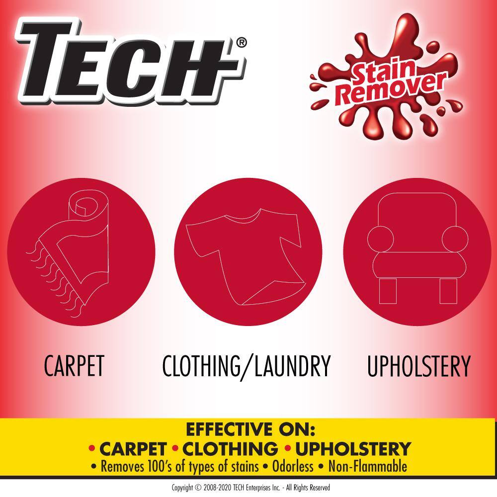 Tech 8 oz Odorless Liquid All-Purpose Stain Remover