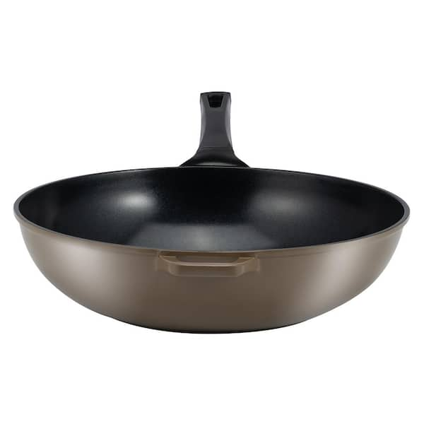 14 Green Earth Wok by Ozeri, with Smooth Ceramic Non-Stick Coating (100% PTFE and PFOA Free)