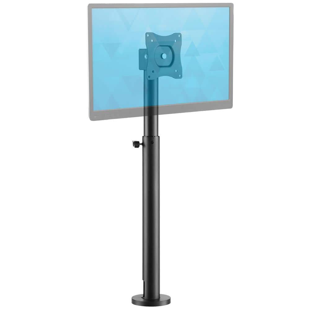 Black Adjustable POS Monitor Mount with Cable Management