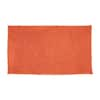 Resort Collection Plush Shag Chenille 17 x 24 Bath Mat, Coral