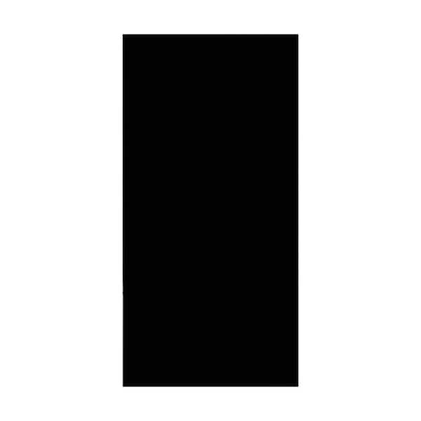 Slim Shaker Black 23 in. W x 0.125 in. D x 34.5 in. H in Kitchen Cabinet Finished Skin End Panel