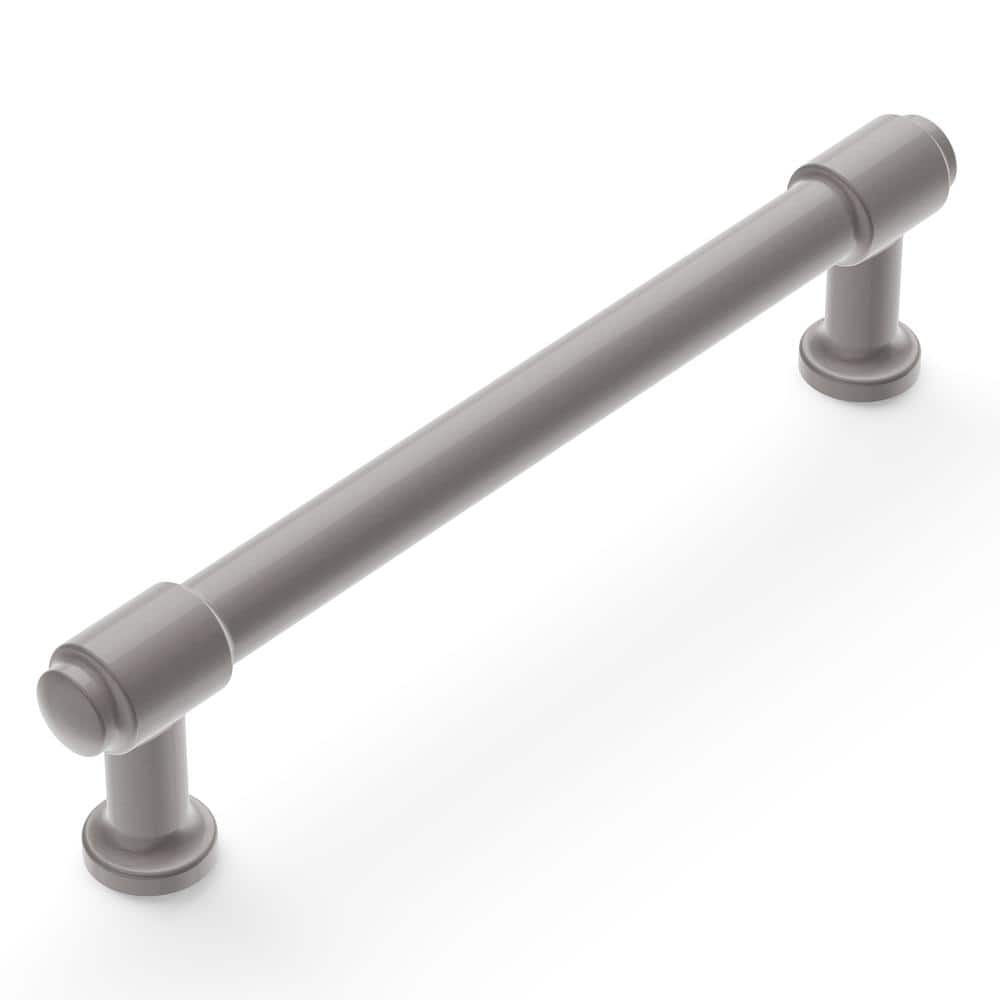 Satin Nickel Modern Industrial Bar Cabinet Pulls