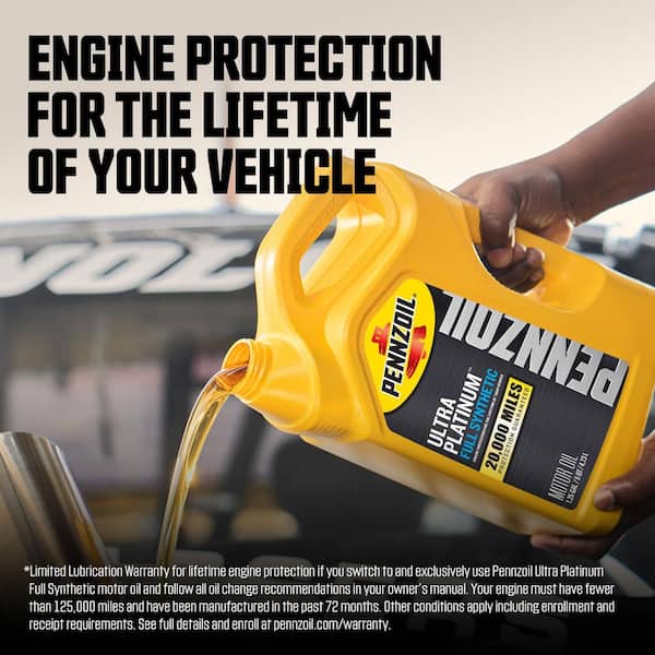 Pennzoil Ultra Platinum 0W20 Motor Oil 5 Qt. 550045193 - The Home