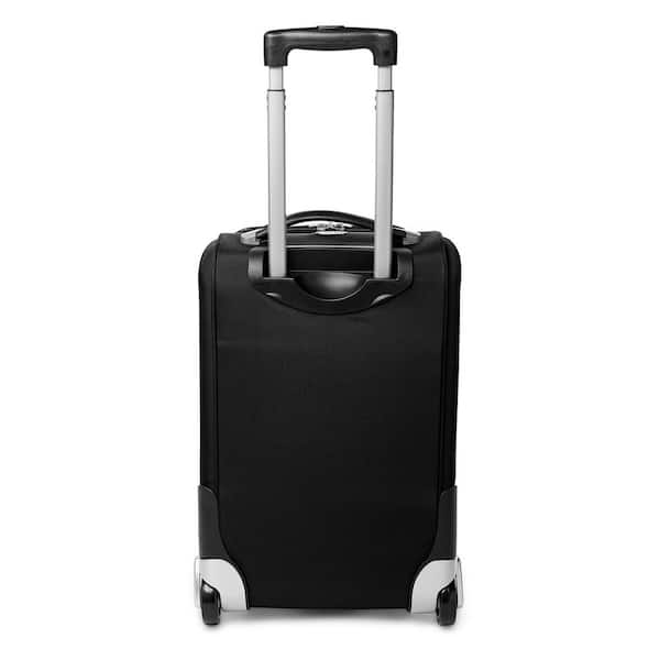 Denco NFL Green Bay Packers 21 in. Black Carry-On Rolling Softside