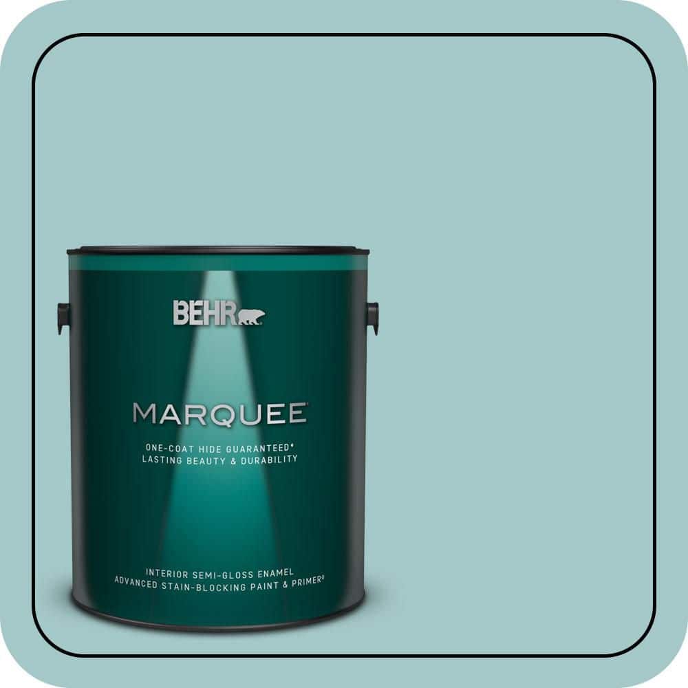 1 gal. #PPU13-10 Ocean Boulevard One-Coat Hide Semi-Gloss Enamel Interior Paint & Primer price history on PriceWatchPro