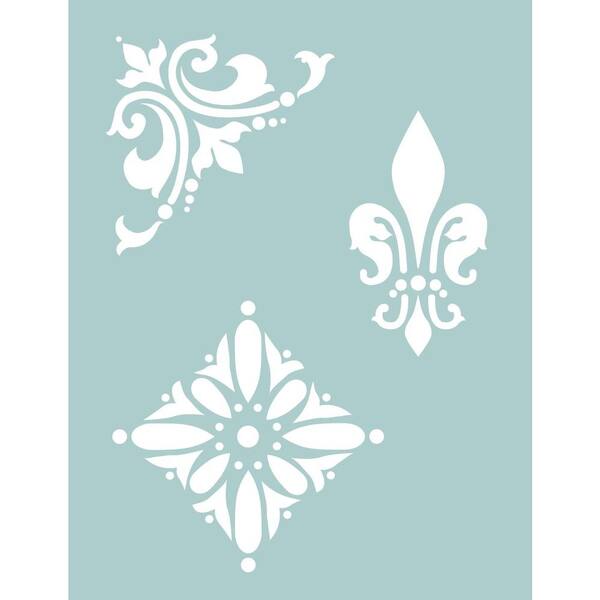 DecoArt 8.5 x 11 in. Traditional Medallion Stencil-DISCONTINUED