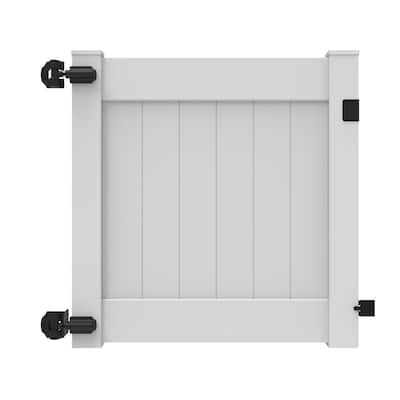 Veranda Linden 4 ft. W x 4 ft. H White Vinyl Un-Assembled Fence Gate Linden 4 ft. W x 4 ft. H White Vinyl Un-Assembled Fence Gate