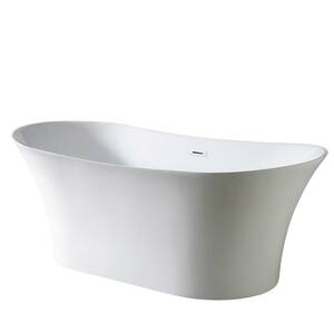 STERLING Spectacle 65.75 in. Acrylic Flatbottom Bathtub in White 95334 ...