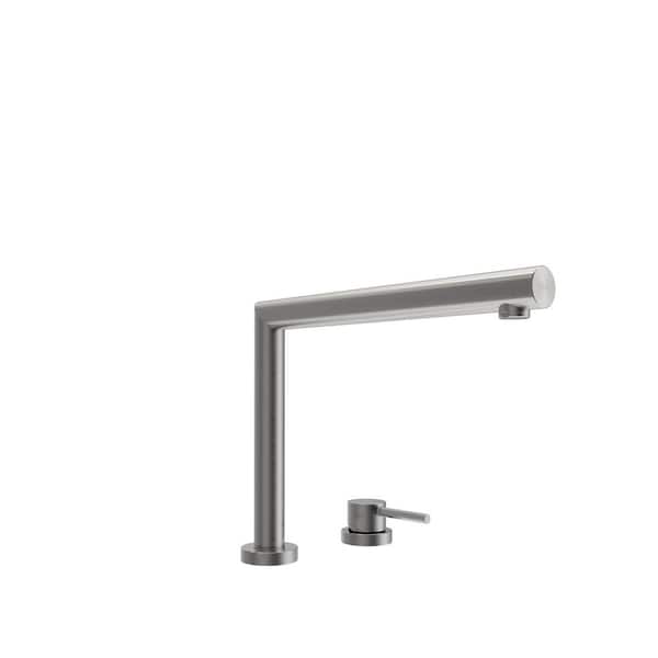 Baveno Move Single Handle Telescopic Standard Kitchen Faucet in Stainless Steel