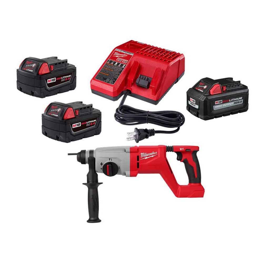 Milwaukee M18 18V Lith-Ion Brushless Cordless 1 in. SDS-Plus D