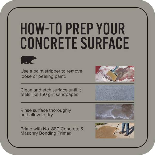 BEHR PREMIUM - 1 gal. #N360-4 Battleship Gray Self-Priming 1-Part Epoxy Satin Interior/Exterior Concrete and Garage Floor Paint