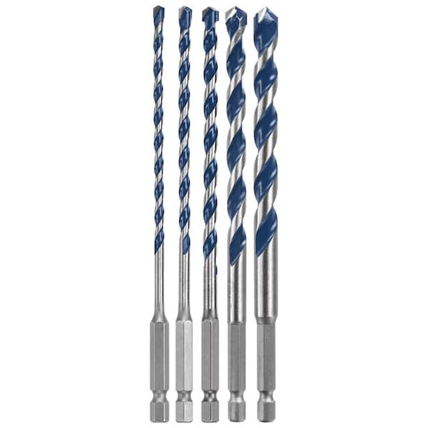 Bosch Assortment Pack of BlueGranite Turbo Carbide Hammer Drill Bits (5-Piece)