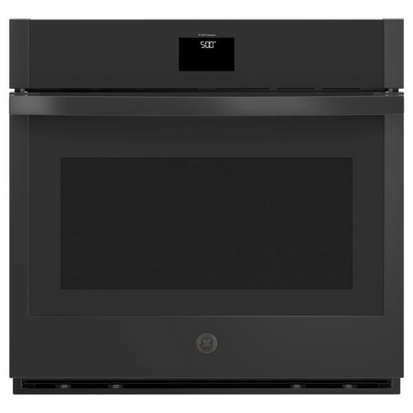 GE 30 in. Single Smart Convection Wall Oven with NoPreheat Air Fry in Black JTS5000DVBB The