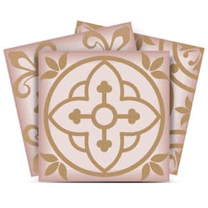 Gold, Brown SB46 6 in. x 6 in. Vinyl Peel and Stick Tile (24 Tiles, 6 sq. ft./Pack)