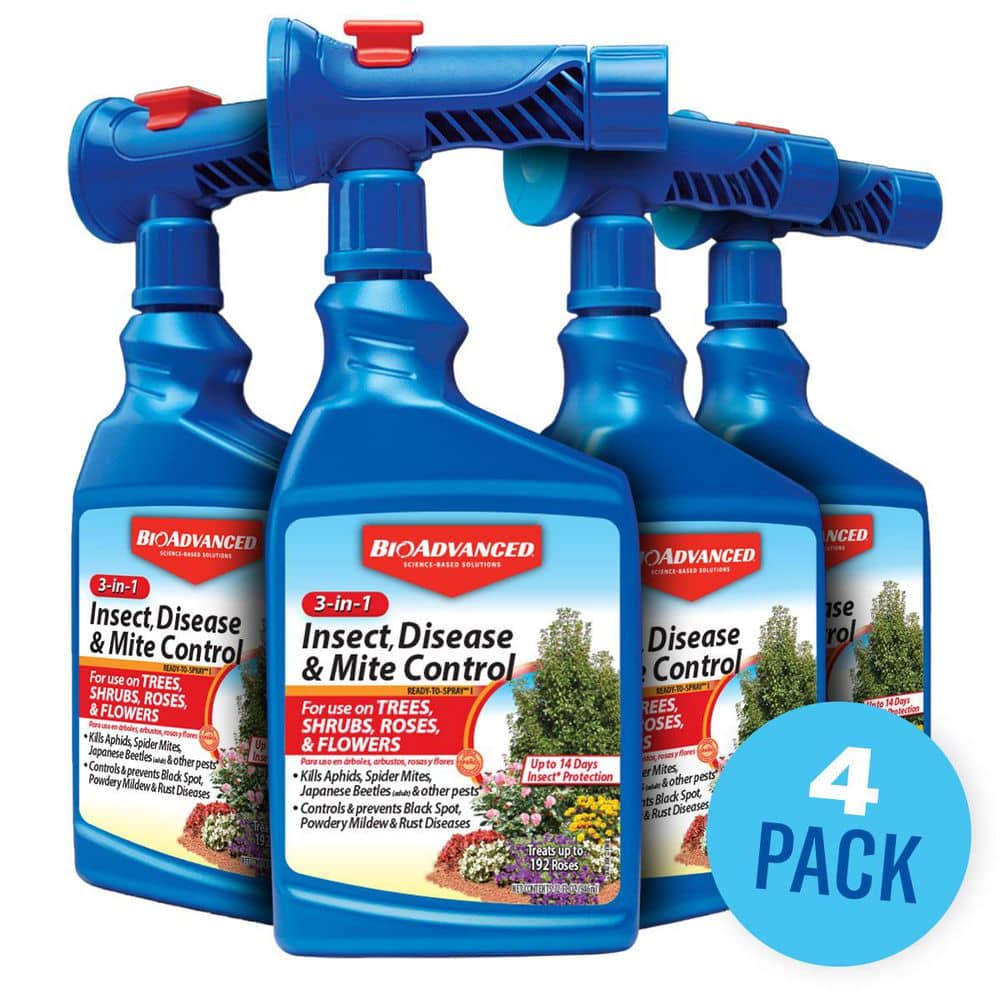 BIOADVANCED 32 oz. Ready-to-Spray 3-in-1 Insect, Disease and Mite