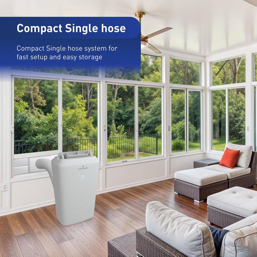 Friedrich 13000 BTU White Portable Air Conditioner with WiFi Control