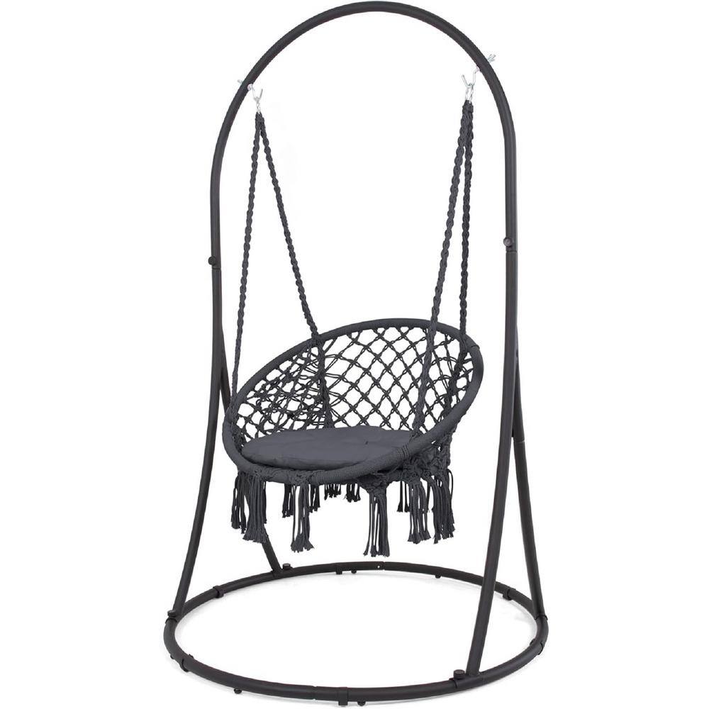 Atesun 6.1 ft. Hammock Chair with Stand Included, HeavyDuty Hanging