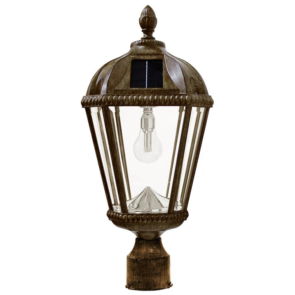 Progress Lighting Onion Lantern Collection 4-Light Textured Black Clear  Beveled Glass Traditional Outdoor Post Lantern Light P5401-31 - The Home  Depot