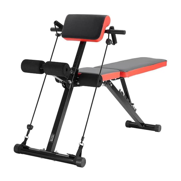 Multi-Functional Weight Bench for Full Body Workout, 770 lbs. Adjustable and Foldable Equipment for Back Arm Core Ab