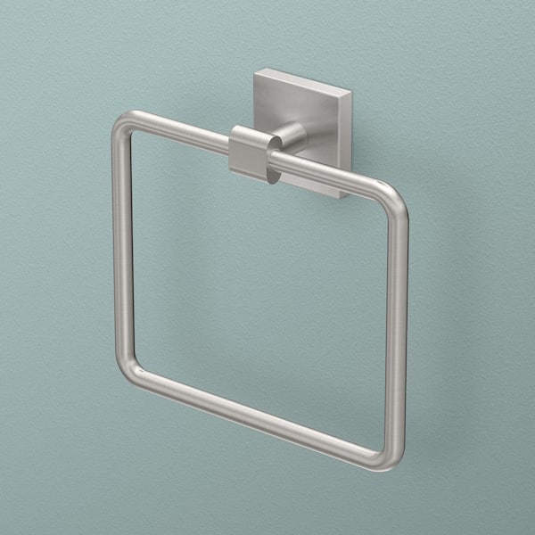 Form Towel Ring in Brushed Nickel