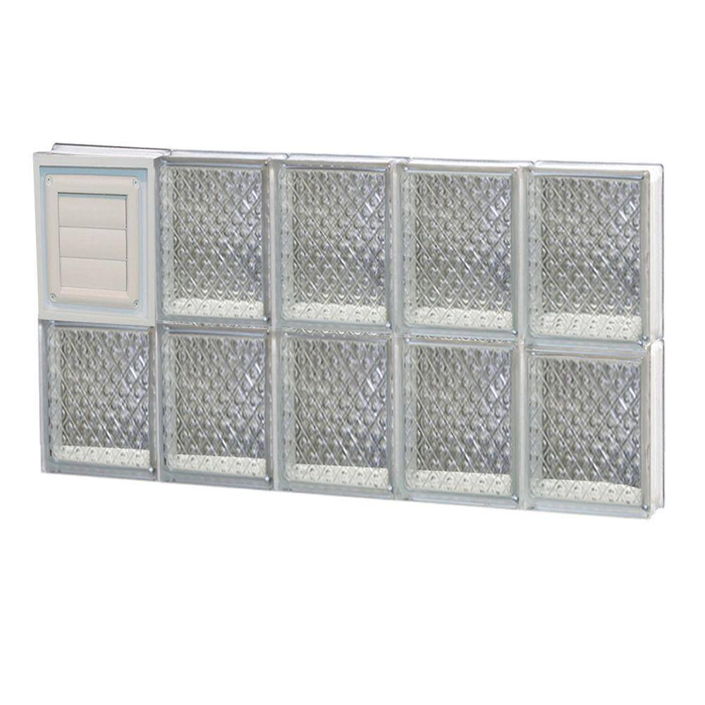Clearly Secure 28.75 in. x 15.5 in. x 3.125 in. Frameless Diamond ...