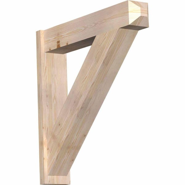 Ekena Millwork 8 in. x 38 in. x 38 in. Douglas Fir Traditional Craftsman Smooth Outlooker