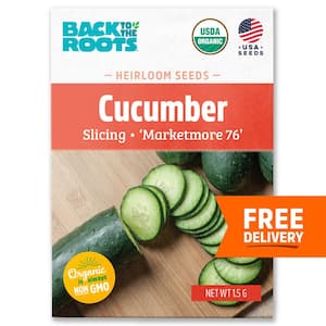 Organic Marketmore 76 Cucumber Seed (1-Pack)