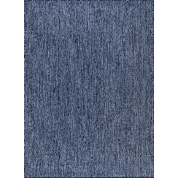 Beverly Rug Azure 10 ft. x 14 ft. Aloha Washable Indoor Outdoor Area Rug
