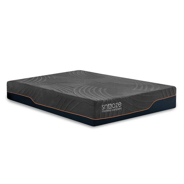 snooze Queen Plush Hybrid Memory Foam and Coil 13 in. Bed-in-a-Box