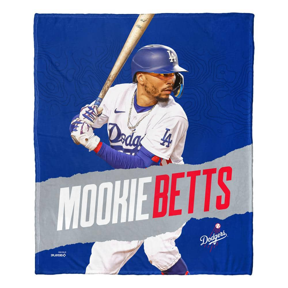 THE NORTHWEST GROUP MLB Dodgers 23 Mookie Betts Silk Touch Throw 1PLY236001057FAN The Home Depot