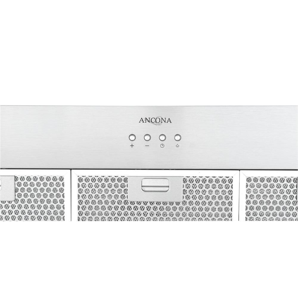Ancona 36-Inch Stainless Steel Built-In Range Hood with LED Lights