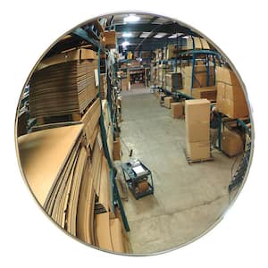 26 in. Industrial Round Acrylic Mirror