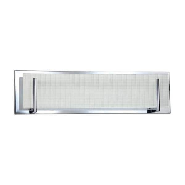 Unbranded Aceleigh 4-Light Chrome Bathroom Vanity Light