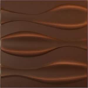 19 5/8 in. x 19 5/8 in. Thompson EnduraWall Decorative 3D Wall Panel, Aged Metallic Rust (Covers 2.67 Sq. Ft.)