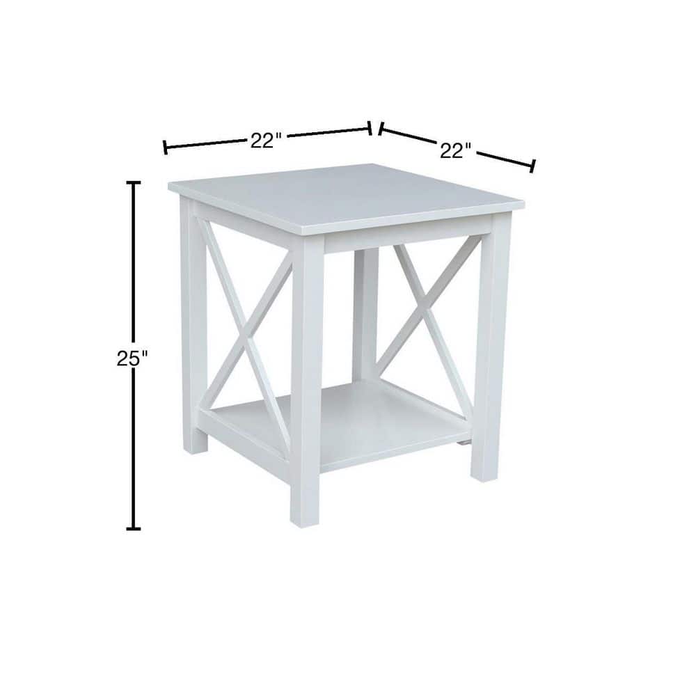Hampton Unfinished End Table - thumbnail 3
