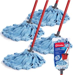 Microfiber Wet Cloth Mop (4-Pack)