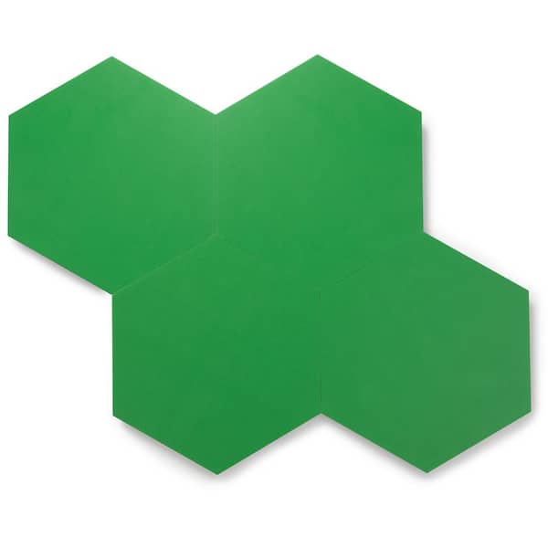 Lucida USA Sprout Green Solid 28-mil x 9-in W x 10-in L Waterproof Glue Down Luxury Vinyl Tile Flooring (12.25-sq ft/ Carton)