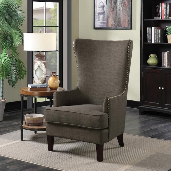Unbranded Kegan Charcoal Accent Chair