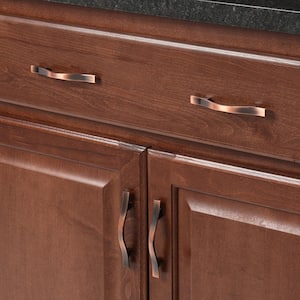 Toulouse Collection 3 in. (76 mm) Antique Copper Traditional Cabinet Arch Pull