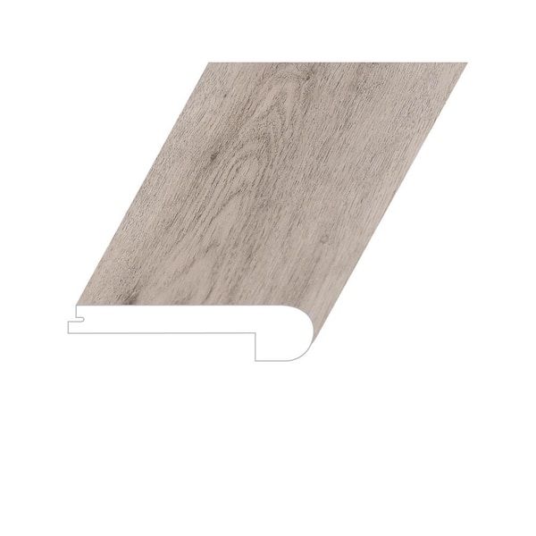 Montserrat Invicta Novel Taupe 1 in. Thick x 4.5 in. Wide x 94.5 in. Length Vinyl Flush Stair Nose Molding