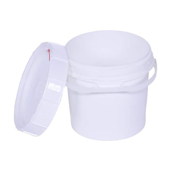 Vestil 3.5 Gal. Screw Top Pail and Lid-White