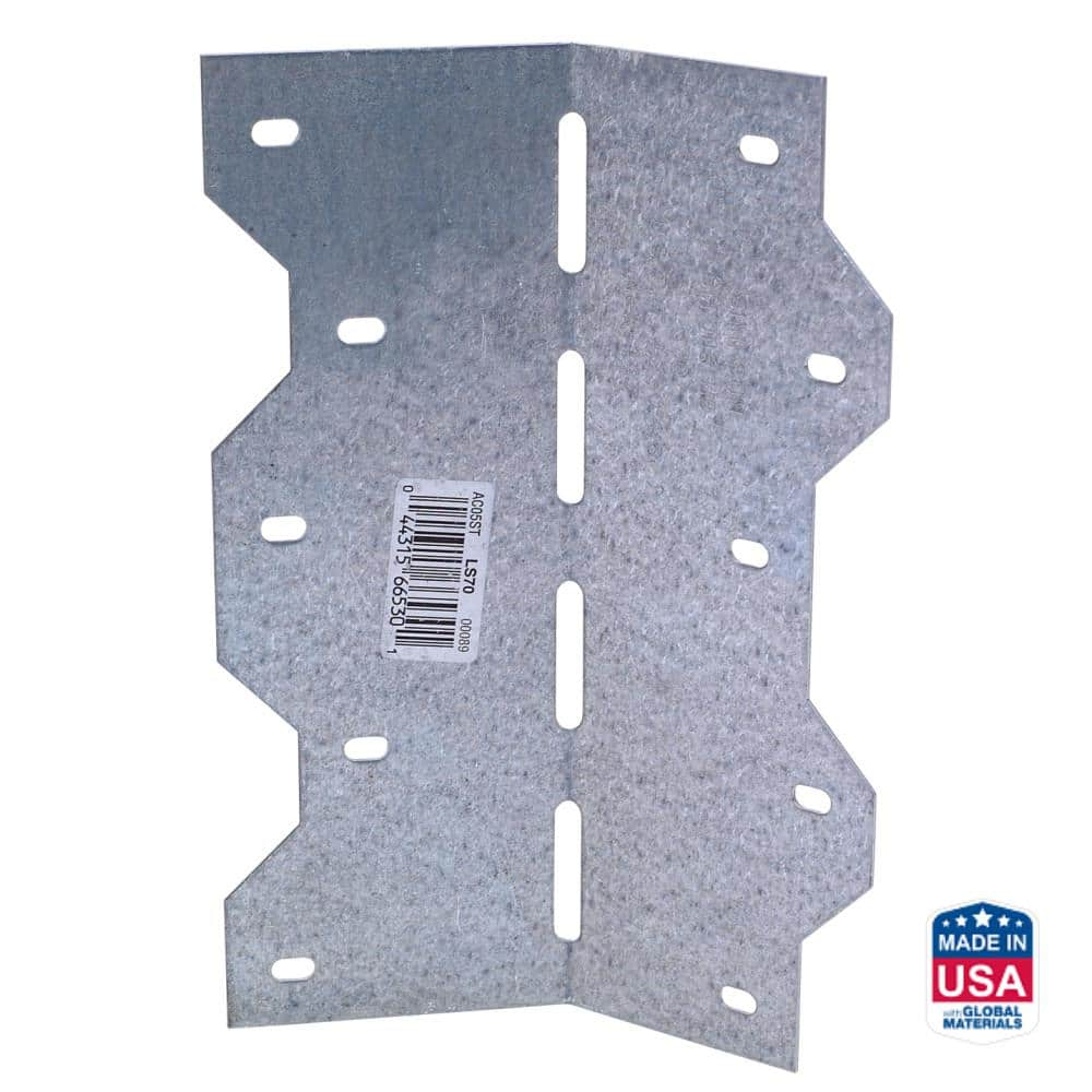 UPC 044315665301 product image for LS 6-3/8 in. 18-Gauge Galvanized Adjustable L Angle | upcitemdb.com