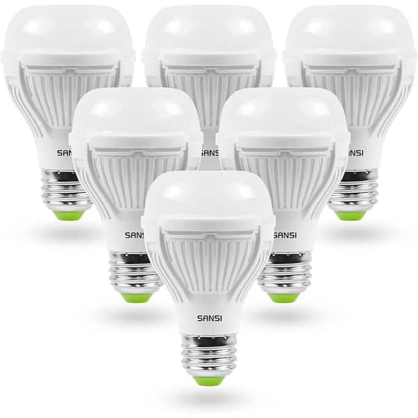 SANSI 100-Watt Equivalent A19 Energy Saving Non-Dimmable LED Light Bulb in 5000K Daylight 01-02-001-021356 - The Home